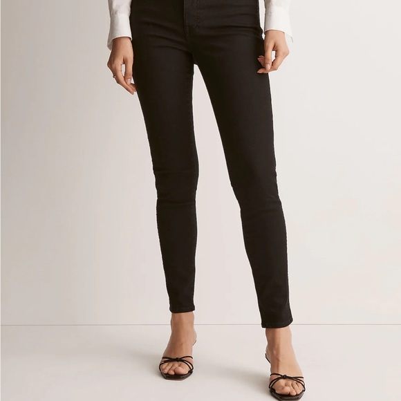 NWT - Madewell - 10” High Rise Skinny Jean - Black - Picture 1 of 7
